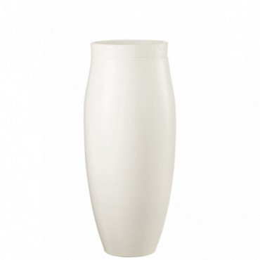Vase Gio Céramique Blanc L