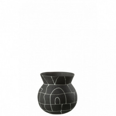 Vase Japon Céramique Noir