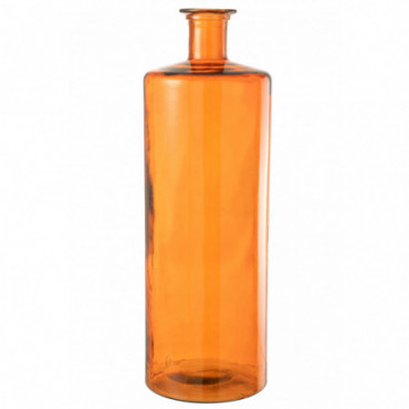Vase L Verre Orange L