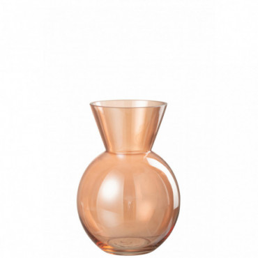 Vase Lucy Verre Orange M