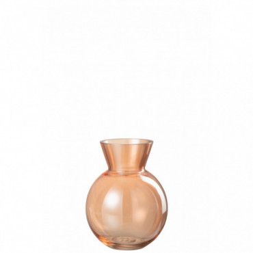 Vase Lucy Verre Orange S