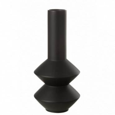 Vase Moderne Ceramique Noir L