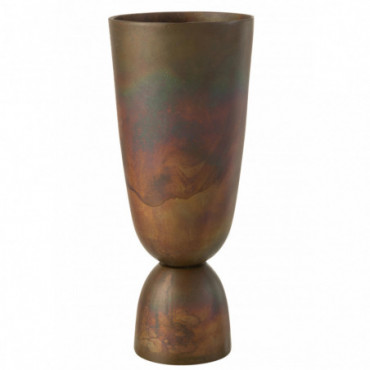 Vase Thor Aluminium Bronze L
