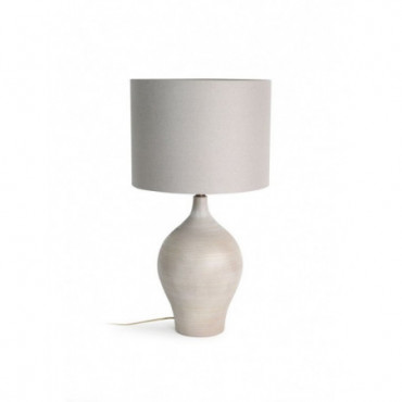 Lampe design gris en céramique Gulia