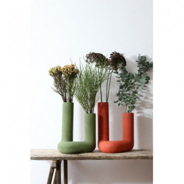 Vase en céramique design  Vert FO Foley