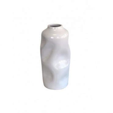 Vase en terracotta blanc H40 Botero