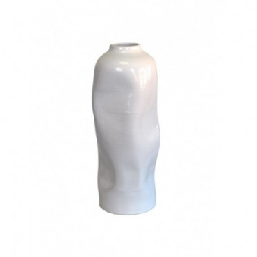 Vase en terracotta blanc H60 Botero