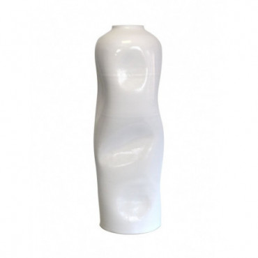 Vase en terracotta blanc H80 Botero