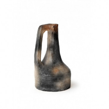 Vase pichet en terracotta Noir Mimba