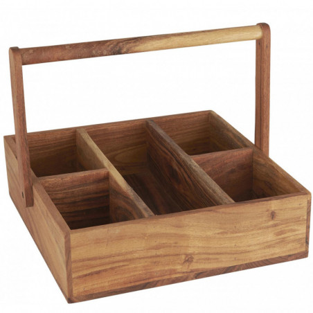 Boîte à couverts en bois 5 compartiments - Ib Laursen