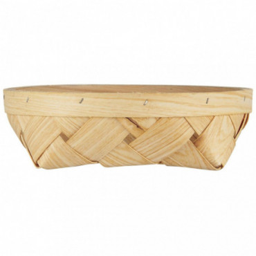 Corbeille à pain en copeaux de bois D22cm