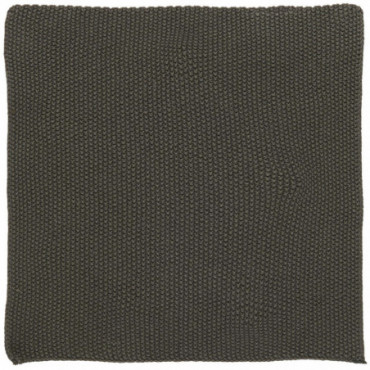 Torchon tricot gris tonnerre