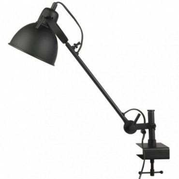 Lampe 1 bras articulé étagère épaisseur max étagère 2.5 cm