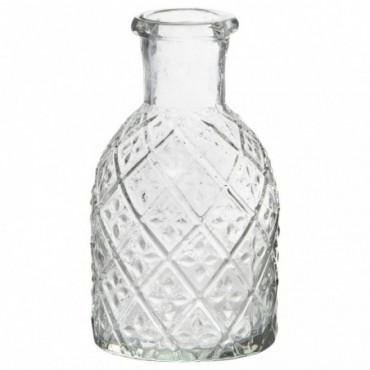 Vase pharmacie chandelle motif arlequin