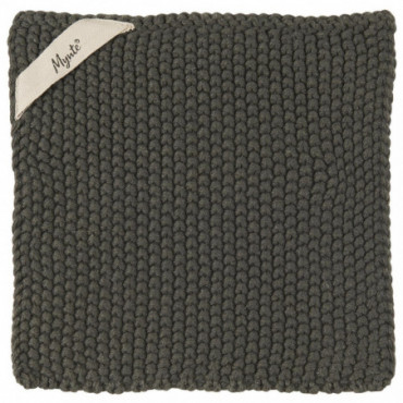Manique tricoté gris tonnerre