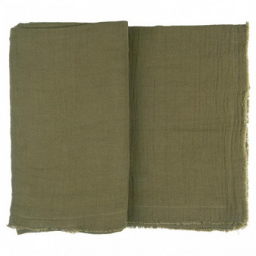 Nappe double tissage olive