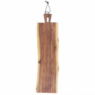 Planche à tapas bords irréguliers bois d'acacia oblong huilé