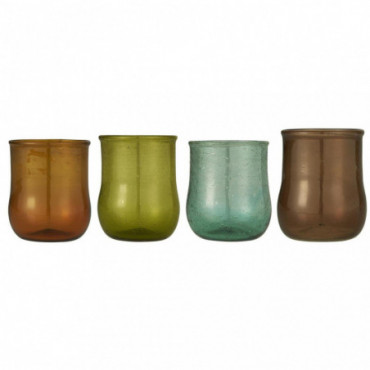 Vase mini 4 couleurs assorties différentes tailles