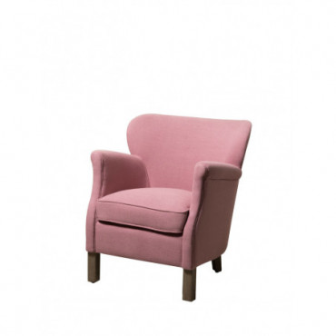 Fauteuil turner lin rose