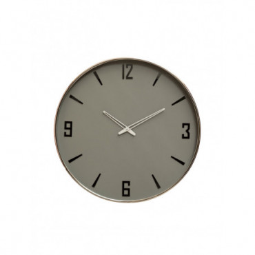 Horloge fond gris modern