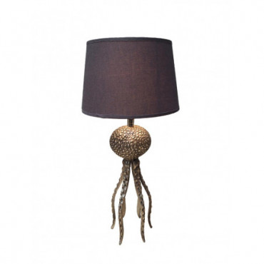 Lampe 30cm octopus abat-jour inclus
