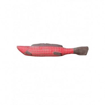 Long poisson rouge terra cotta pigment
