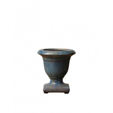 Mini vasque gris bleue en céramique