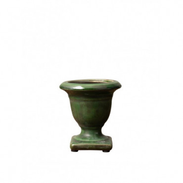 Mini vasque vert olive en céramique
