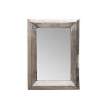 Miroir bord facettes de métal rectangulaires