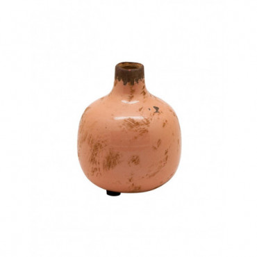 Petit vase céramique vieux rose