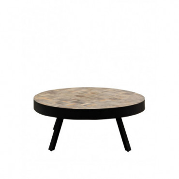 Table basse ronde wicket