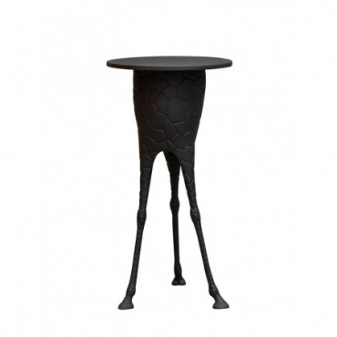 Table d'appoint noire girafe