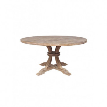 Table ronde bois valbelle