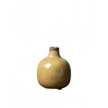 Vase céramique vert 12.5cm