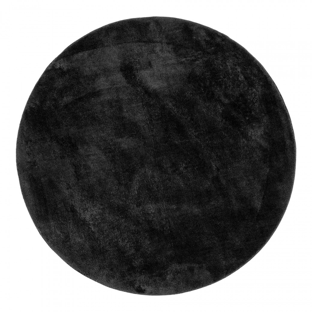 Tapis Miami rond gris anthracite\nØ160 cm House Nordic 3981410