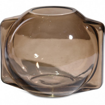 Vase Globe Marron