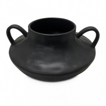 Vase Ceramic Jarre Noir