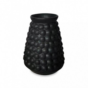 Vase Ceramic Point Noir
