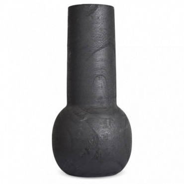 Vase Aya Boule Noir