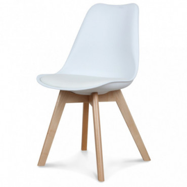 Chaise Design Scandinave Blanche