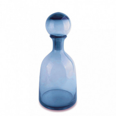 Vase Bouteille Bleu Mm