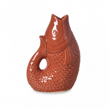 Vase Ceramic Poisson Petit Modèle Terracotta