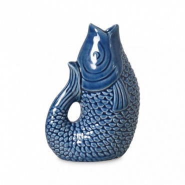 Vase Ceramic Poisson Petit Modèle Bleu