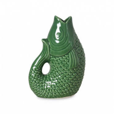 Vase Ceramic Poisson Petit Modèle Vert