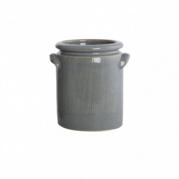 Cache-Pot pottery s gris clair