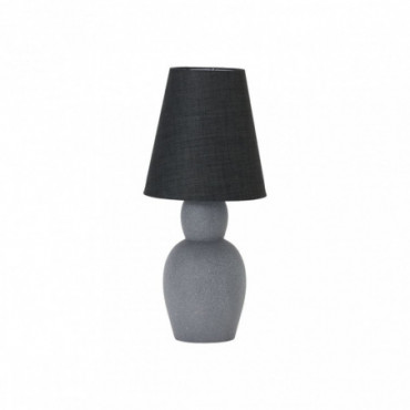 Lampe de table avec abat-jour orga gris