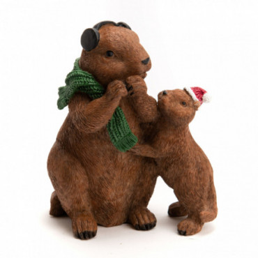 Maman Et Bebe Marmotte