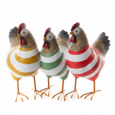 Poules Copines Rayees