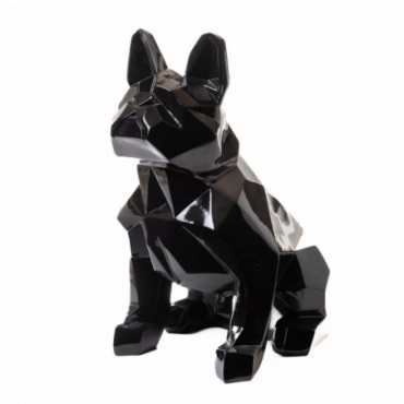 Bulldog Origami Noir Brillant
