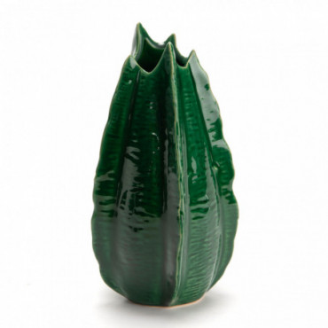 Vase Cactus Vert H26 Petit